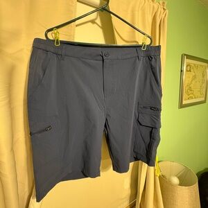 Men's Blue Cargo Shorts